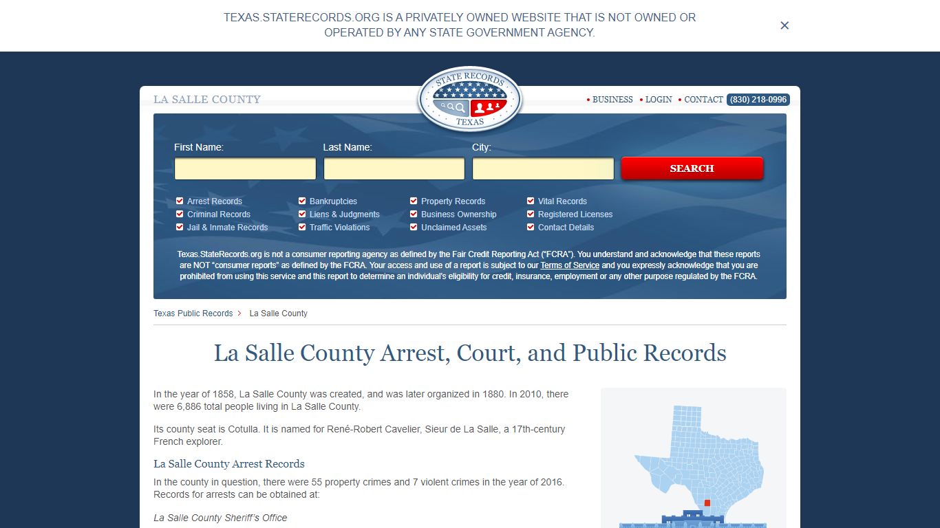 La Salle County Arrest, Court, and Public Records